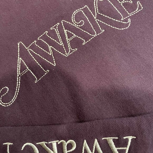 AWAKE NEW YORK Brown Hoodie LARGE - Picture 2 of 3